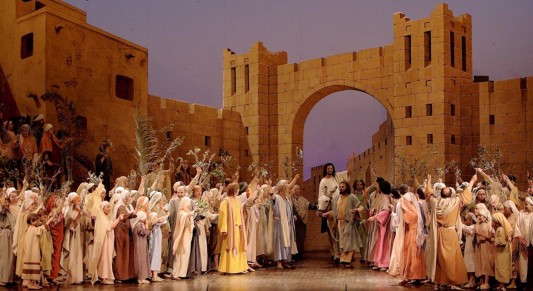 Jesús entrando en Jerusalén. Foto: elllobregat.com